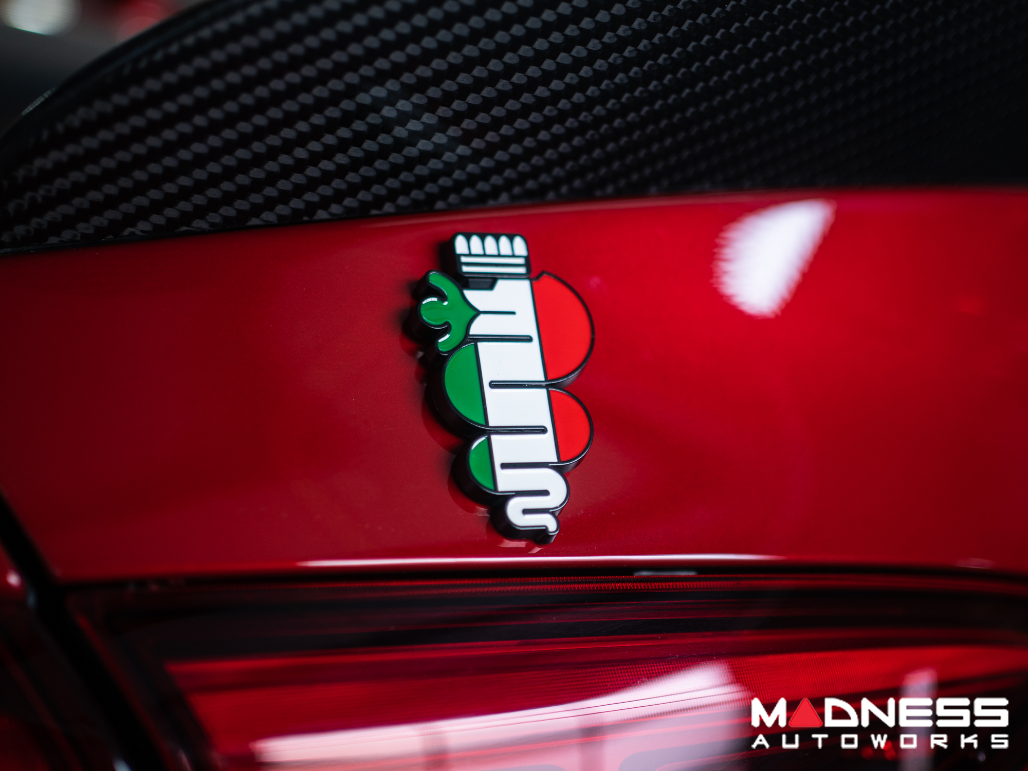 Alfa Romeo Emblem - Biscione - 3D - Set of 2 - Large - Self Adhesive Backing 